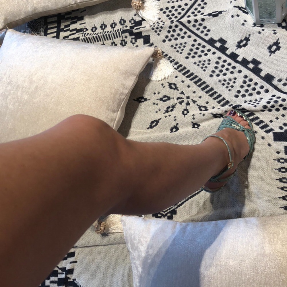 KATE SPADE ♠️ Shimmery Ankle Strap Heel **RARE** - Picture 6 of 7